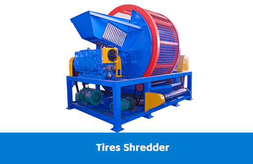 Car tires shredder