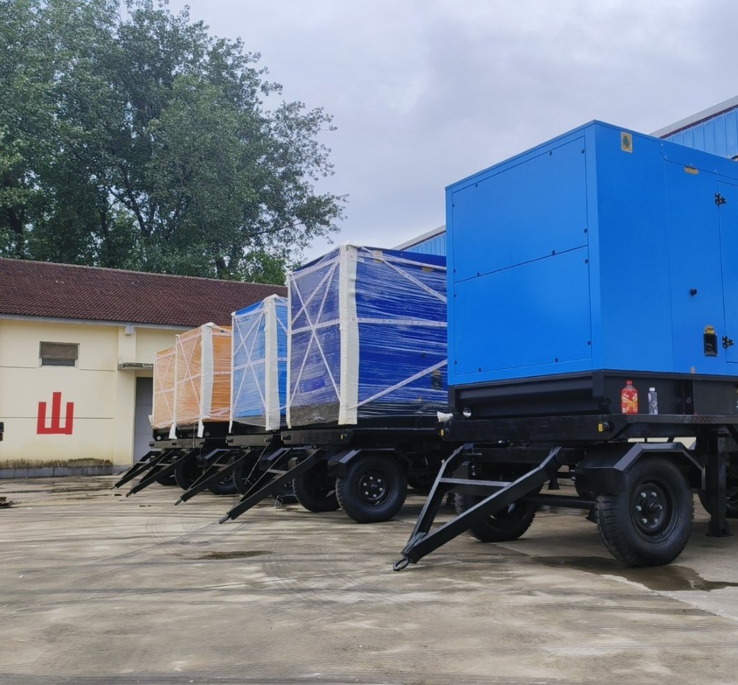 Besten Exports Five Mobile Weichai Diesel Generators to the Philippines